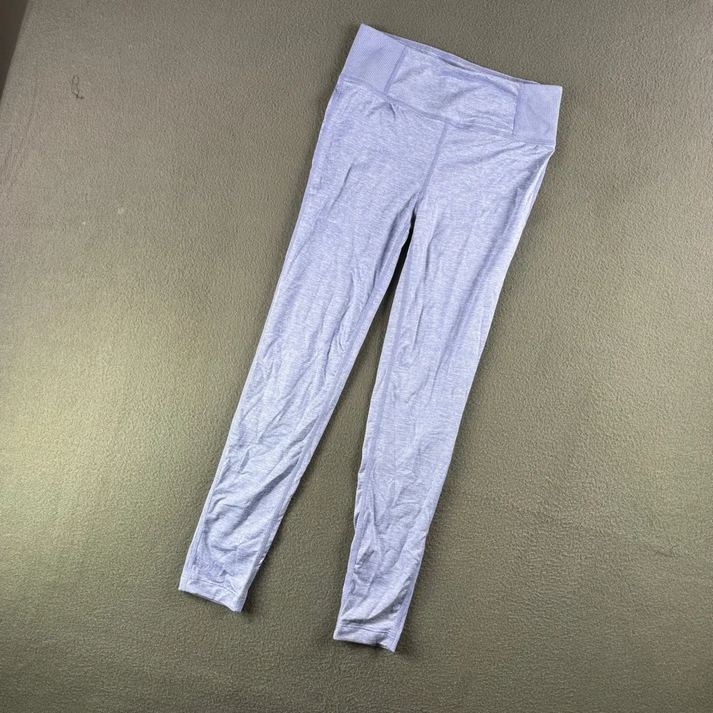 Nike Yoga Leggings Women M Dri Fit Lavender High Waist Rise Run‎ Gym Hike Travel